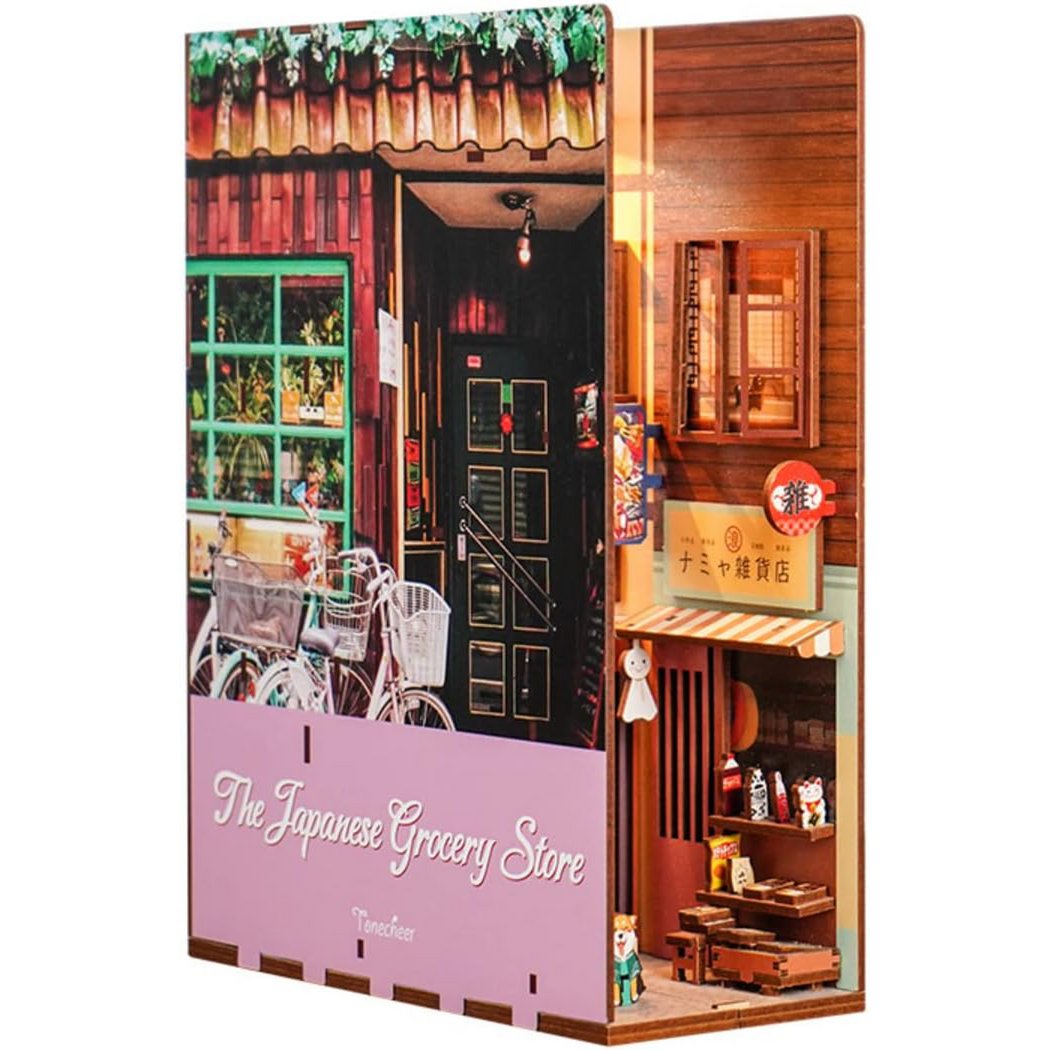 DIY Book Nook Boekensteun The Japanese Grocery Store, Tone-Cheer, TQ109, 18,2x8x24,5cm