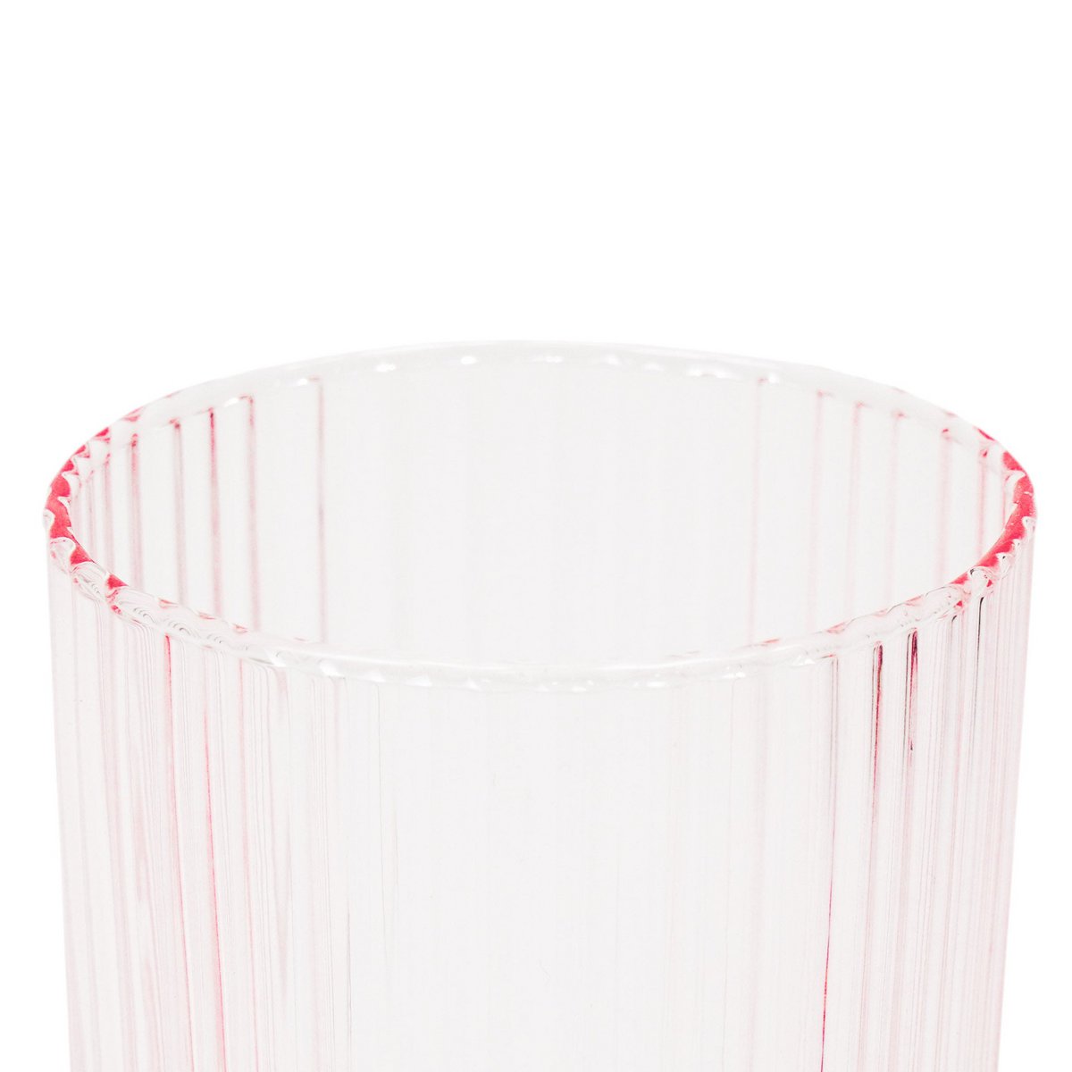 Glaswerk - Wijnglas - Roze - Set van 2 - 8x8x17,5cm