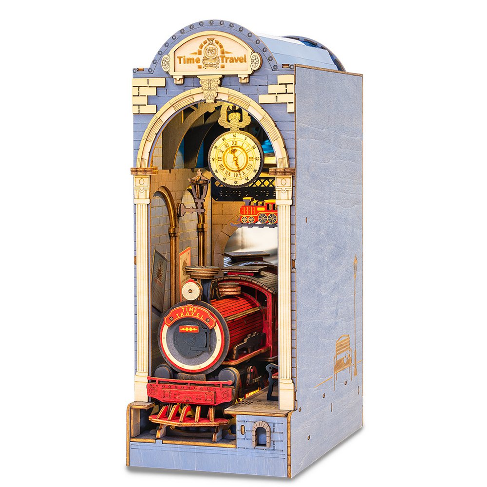 DIY Book Nook Boekensteun Time Travel, Robotime, TGB04, 18,4x9,8x25cm