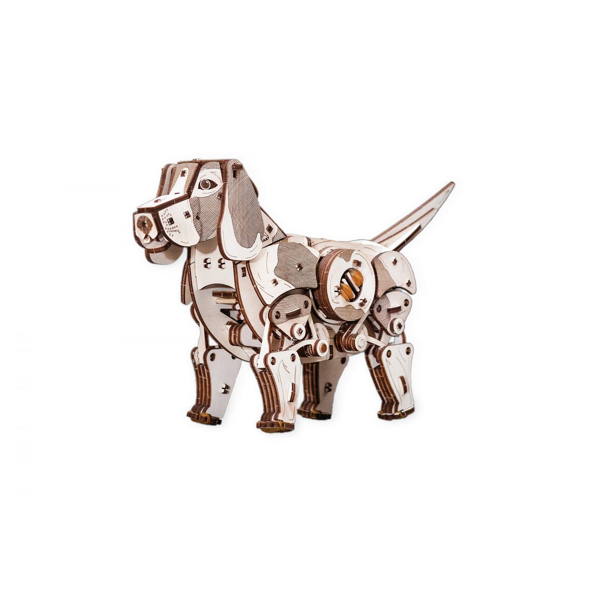 Eco Wood Art 3D Mechanische Puzzel Puppy 730 245x188x30mm