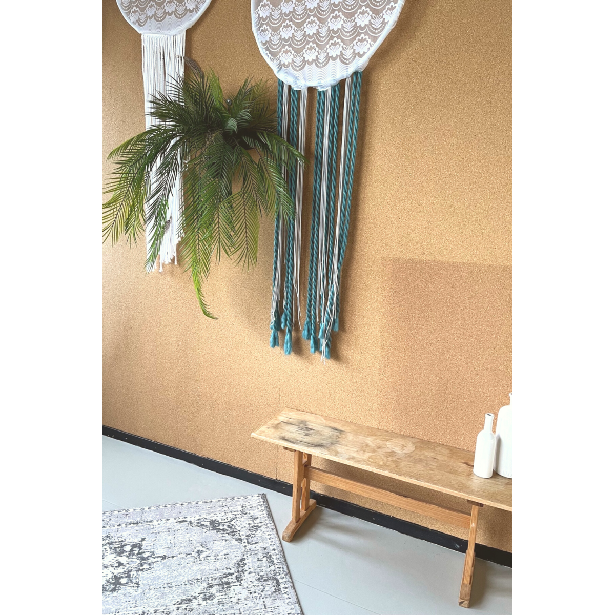 Palm Kunst Hangplant 110cm