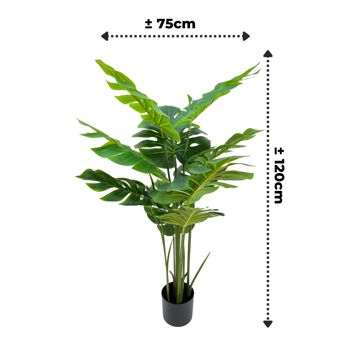 Monstera Kunstplant 120cm