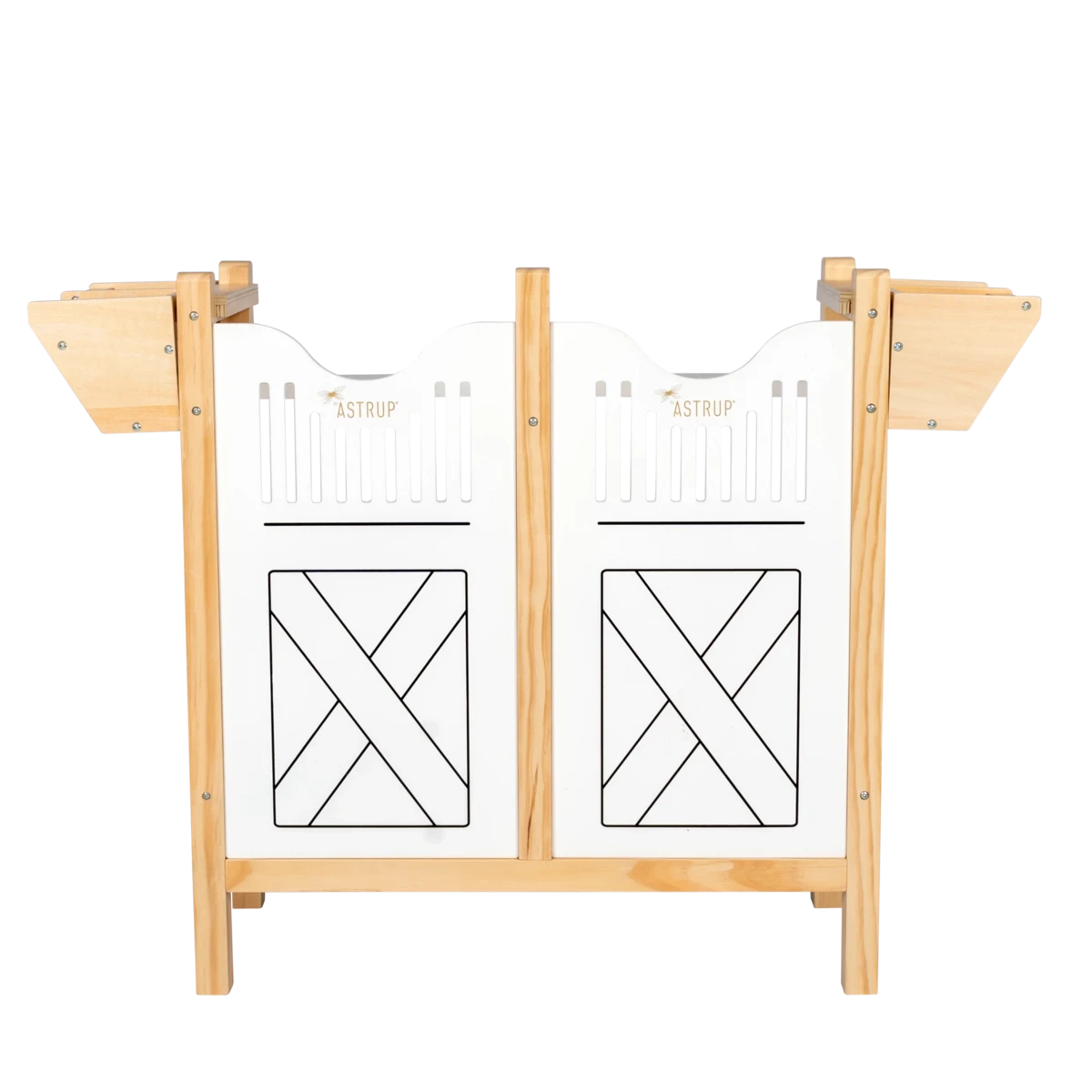 Paardenbox voor 4 stokpaarden