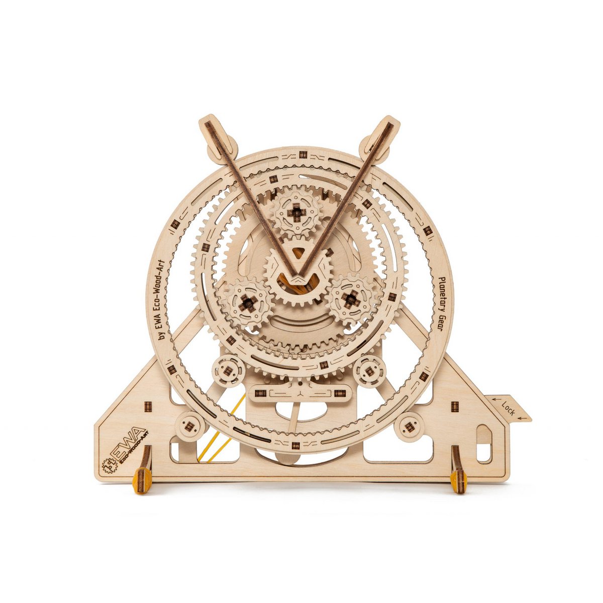 Eco Wood Art 3D Mechanische Puzzel Planetary Gear, 1058, 11,8x24,7x20,4cm