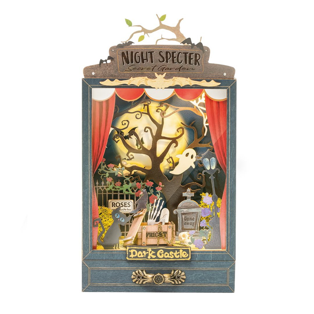 DIY Poppenhuis Dark Castle, Robotime, DS023, 10,4x8,2x18,6cm