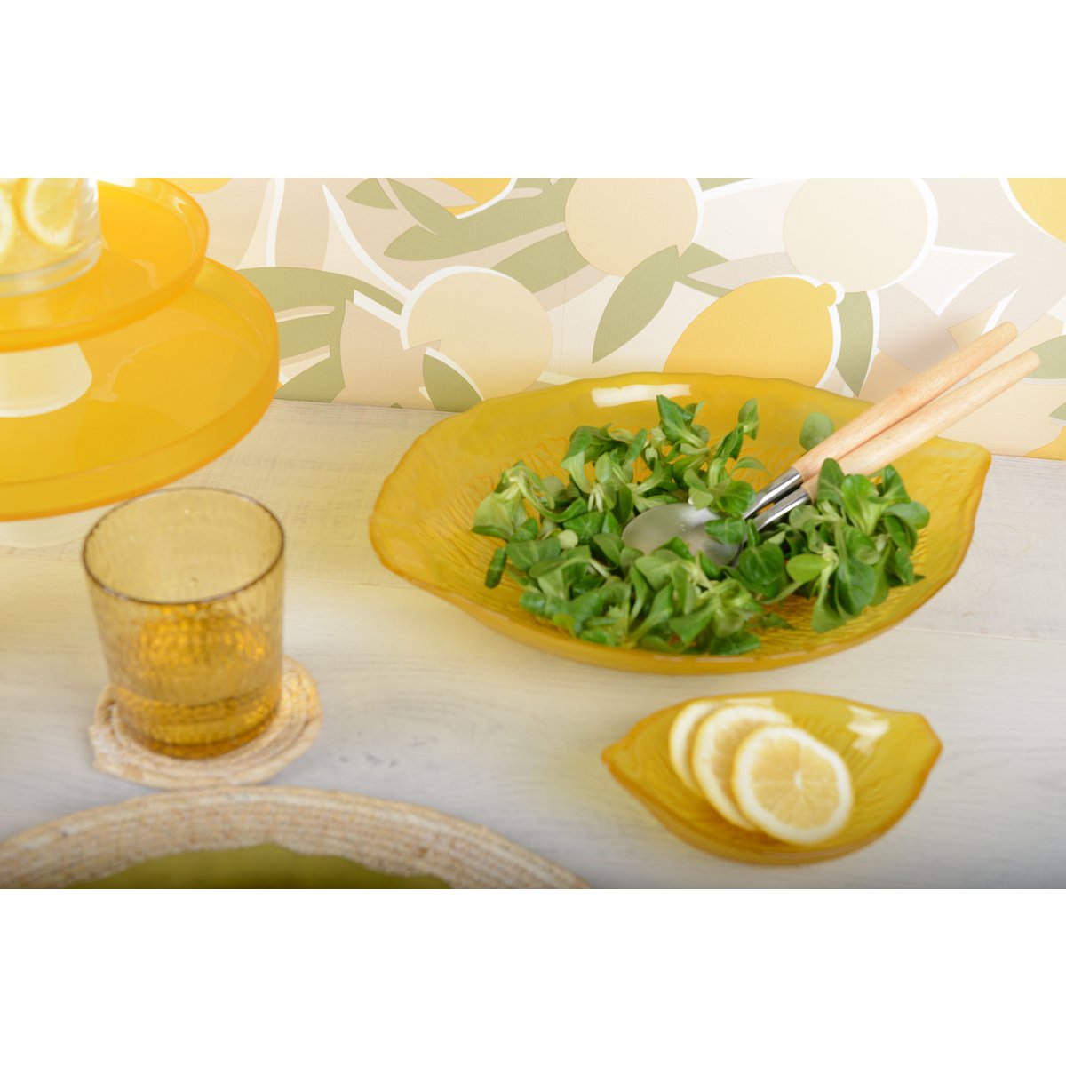 SET VAN 4 RONDE TOUW ONDERZETTERS