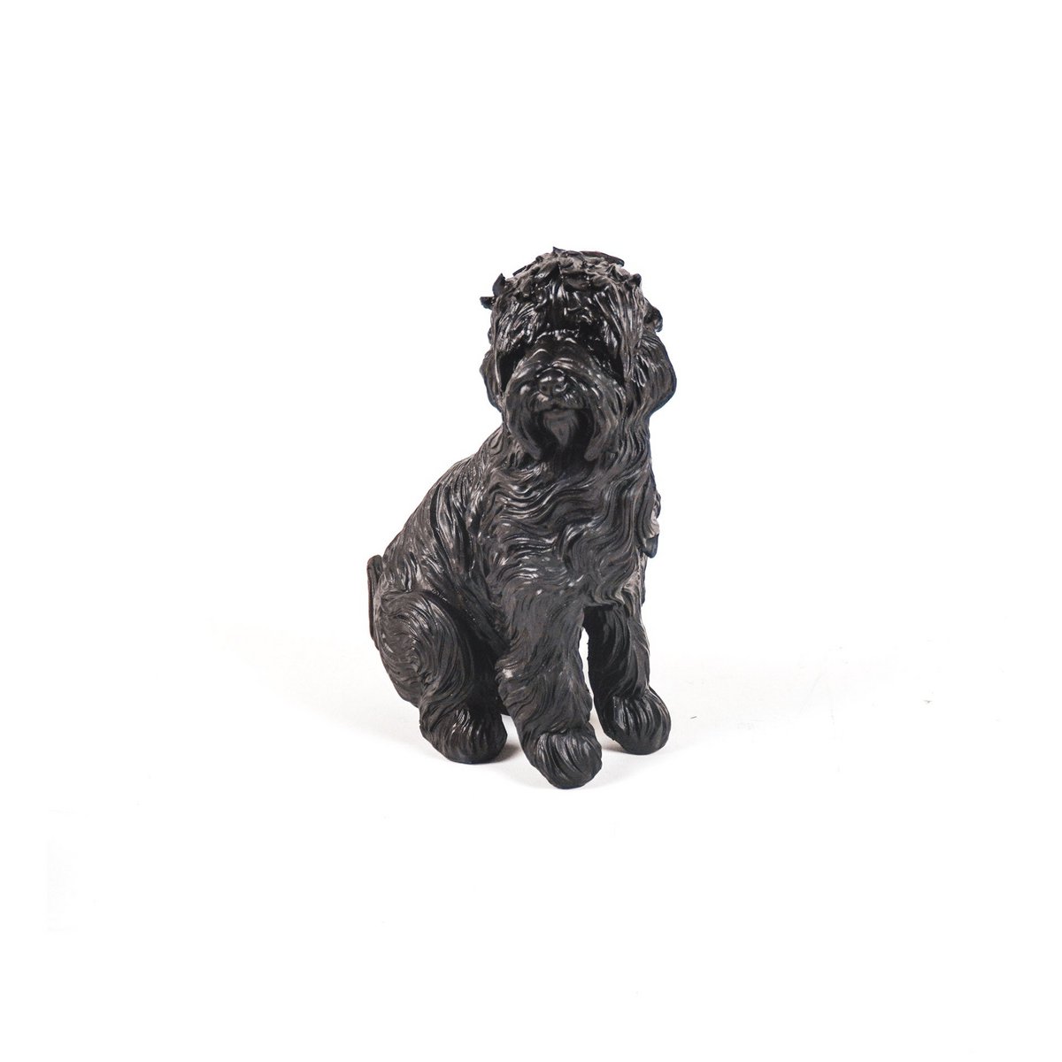Ornament - Labradoodle Hond - Polyresin - Zwart - 16x23,5cm