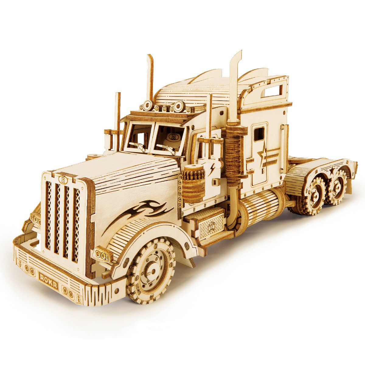 Houten Puzzel 3D Heavy Truck, Robotime, MC502, 22,4x7,3x10 cm