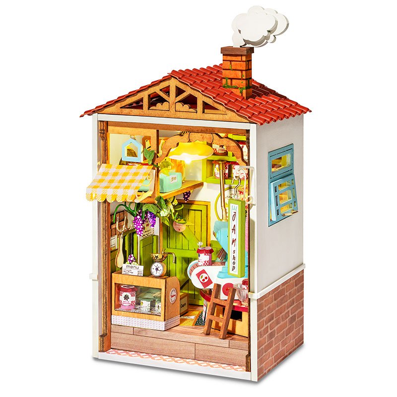 DIY Huisje Sweet Jam Shop, Robotime, DS010, 9,0x7,5x15,5cm