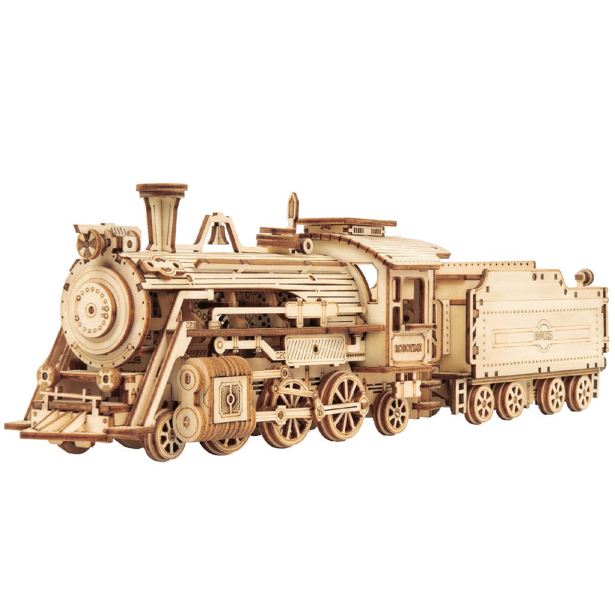 3D Houten Puzzel Prime Steam Express, Robotime, MC501, 30,7x6,7x8,2cm