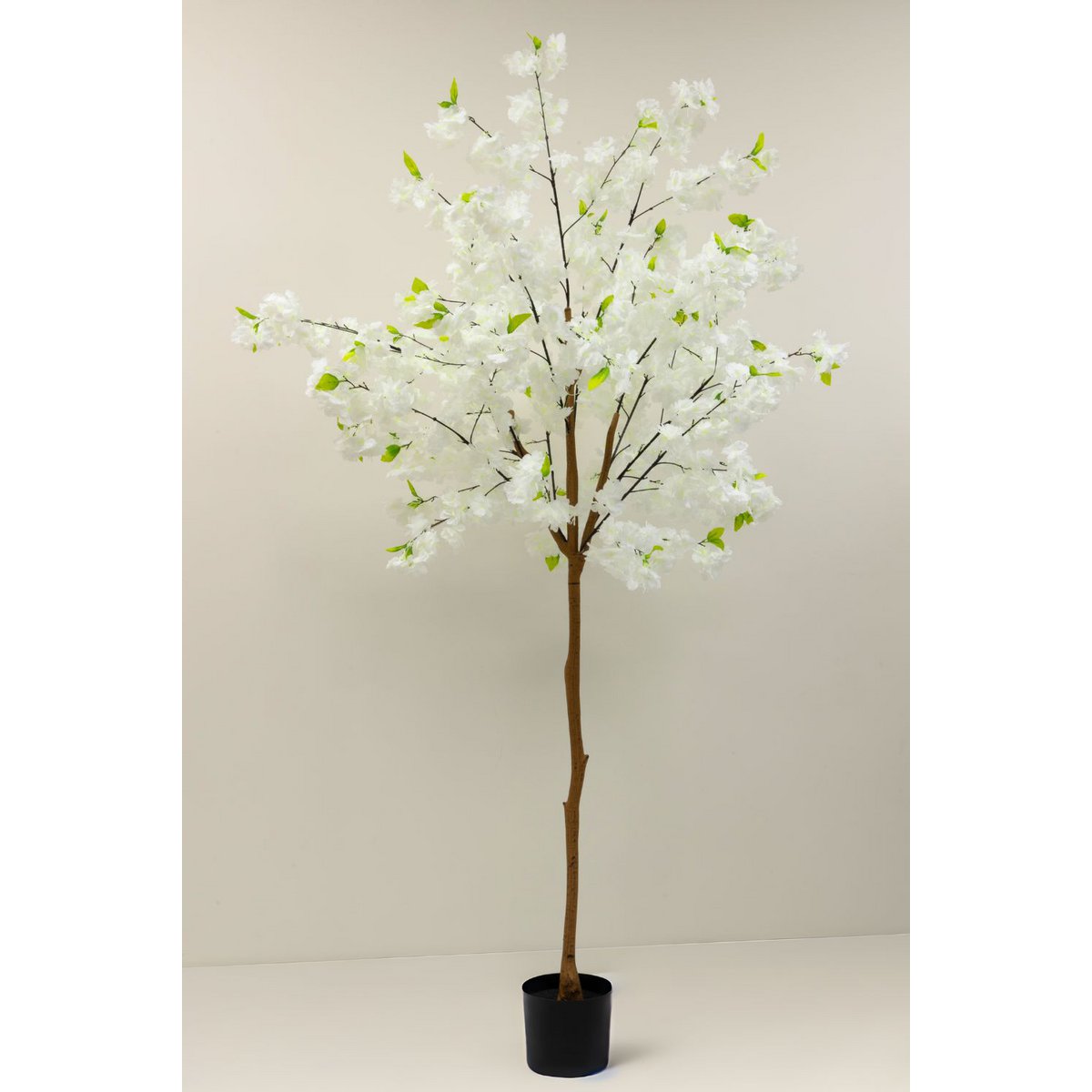 Kunst Kersenbloesem 180cm Wit