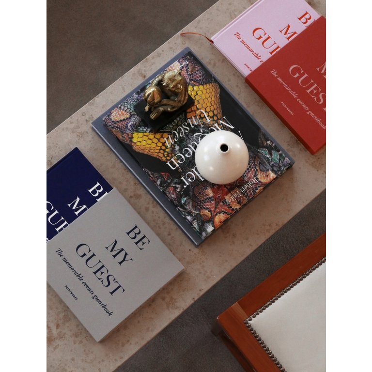 Printworks Gastenboek - Grijs/Navy