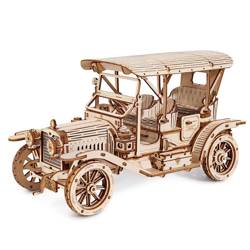 Houten Puzzel 3D Vintage Car, Robotime, MC801, 19x9,2x11,5cm