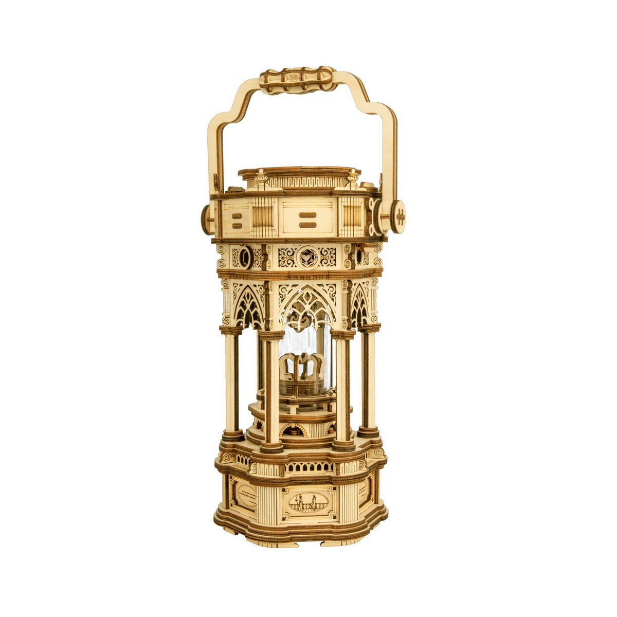 Muziekdoos Hout DIY 3D Puzzel Victorian Lantern, Robotime, AMK61, 14x11,5x30cm