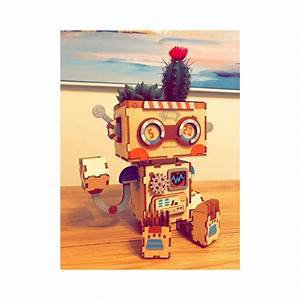 DIY Flowerpot Robot, Robotime, FT761, 18x13,6x15,5cm