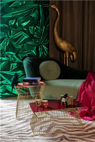 No Offence Coffee Table Wine Red