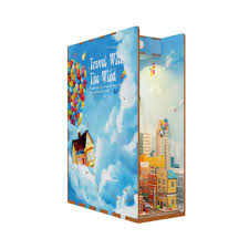 DIY Book Nook Boekensteun Travel With The Wind Boekensteun, Tone-Cheer, TQ126, 18,2x8x24,5cm