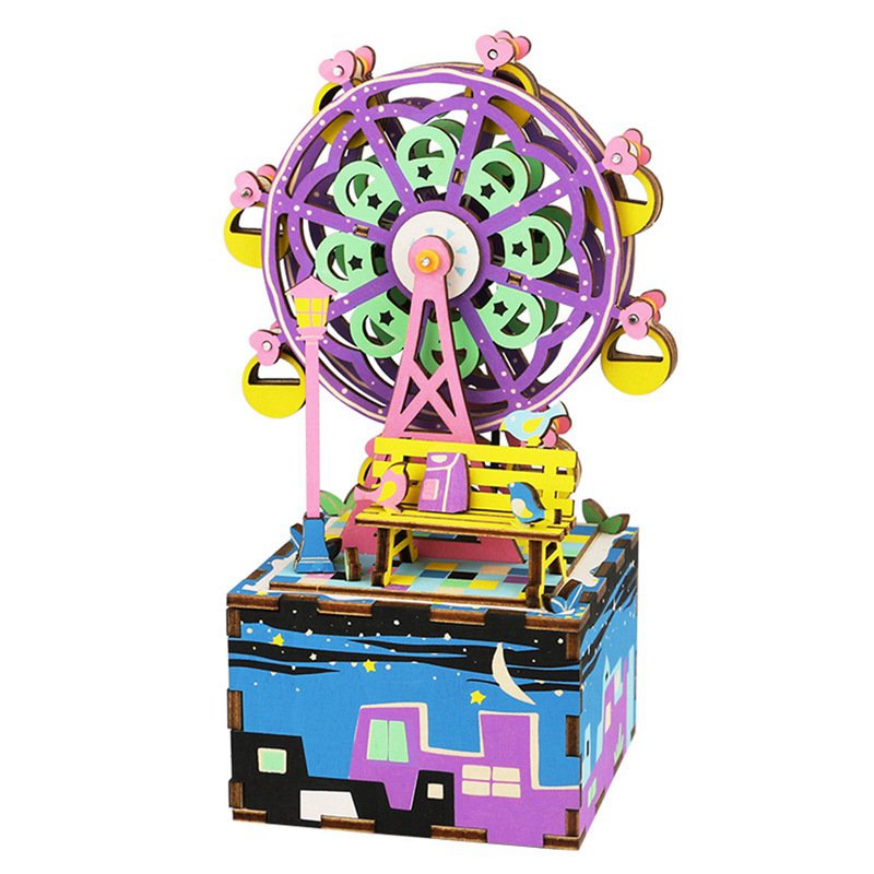 3D Puzzelmuziekdoosje Ferris Wheel AM402 10×7,6×16,8 cm