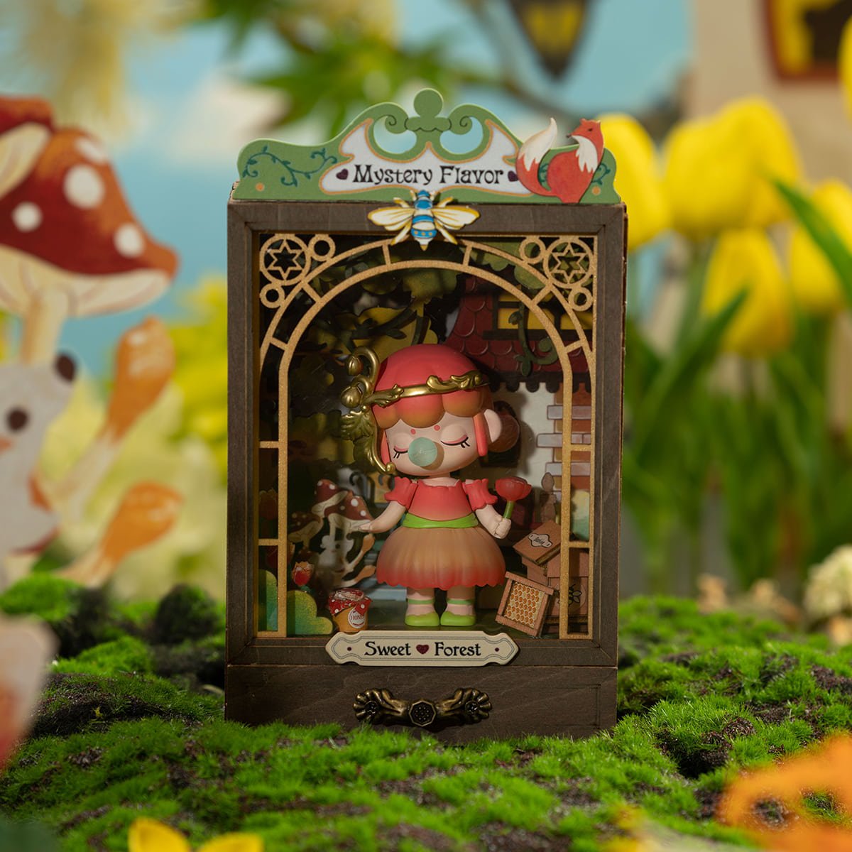 DIY Poppenhuis Sweet Forest, Robotime, DS026, 10,4x8,2x18,4