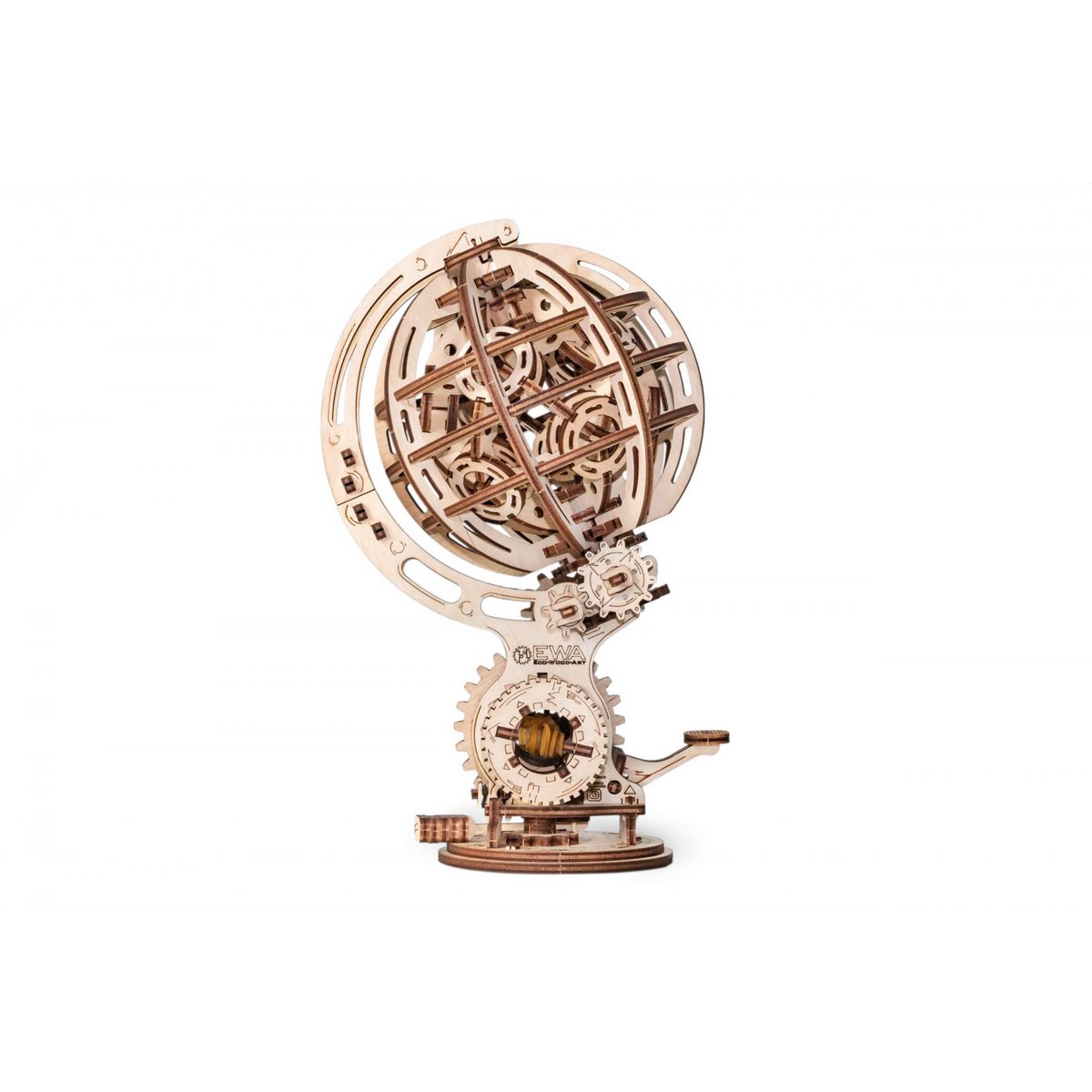 Eco Wood Art 3D Mechanische Puzzel Kinetic globe 723 161x132x251mm