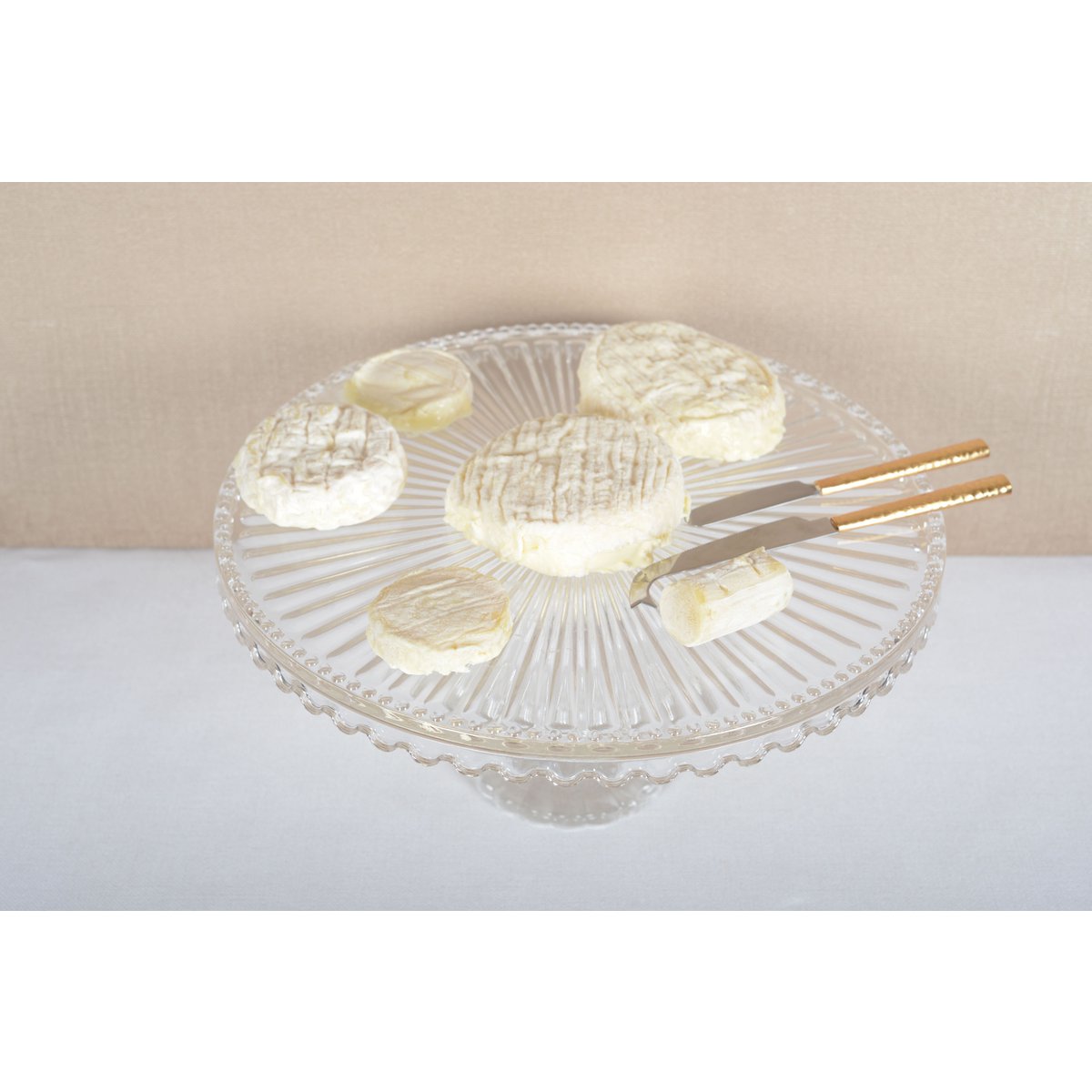 GROTE GLAZEN STAANDE VAATSCHAAL 32X32X21CM