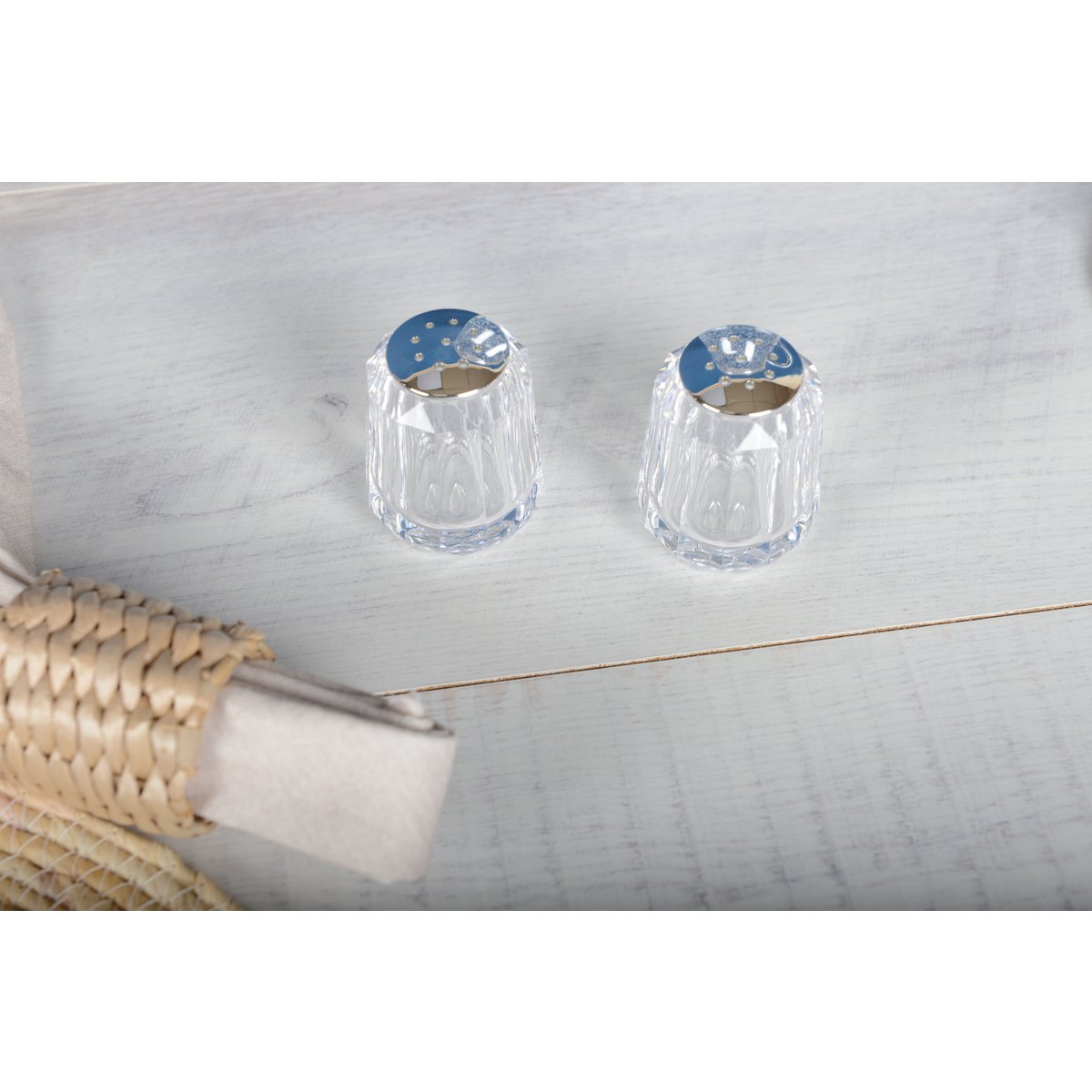 MINI ACRYL ZOUT EN PEPER SHAR 4.4X4.4X5.8CM