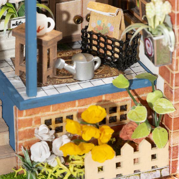 DIY Huisje Dream Yard, Robotime, DS012, 8,6x6,4x15,5cm