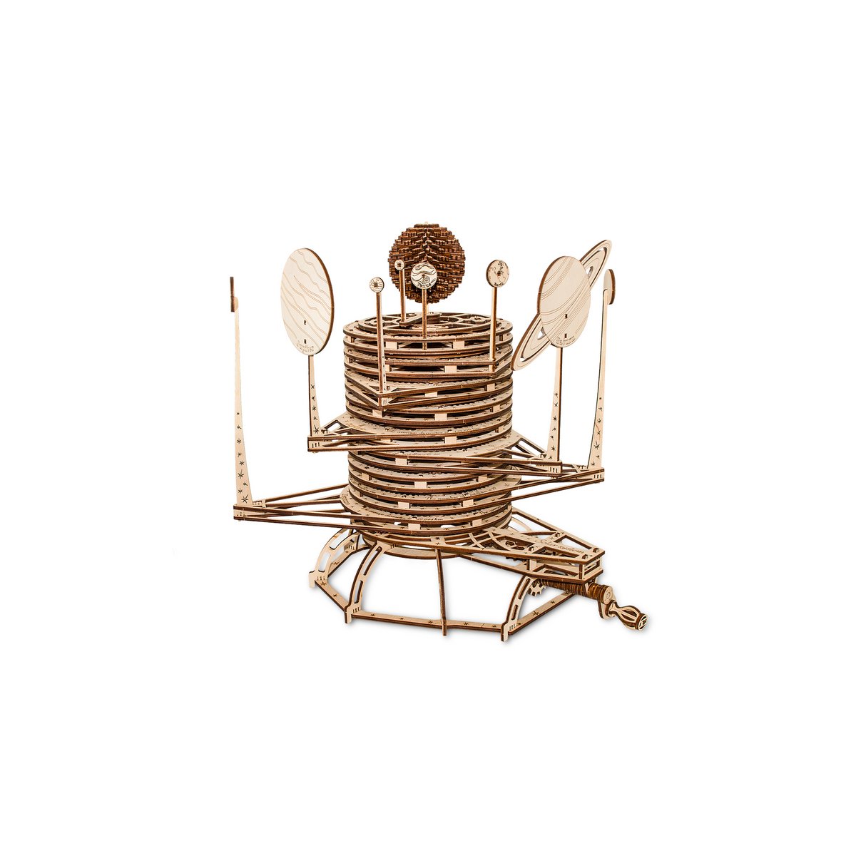 Eco Wood Art 3D Mechanische Puzzel Planetarium, 266, 39x21x39cm