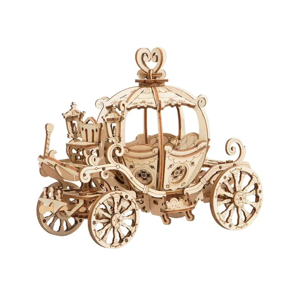 3D Houten Puzzel Pumpkin Cart, Robotime, TG302, 15,5x7x11,5cm