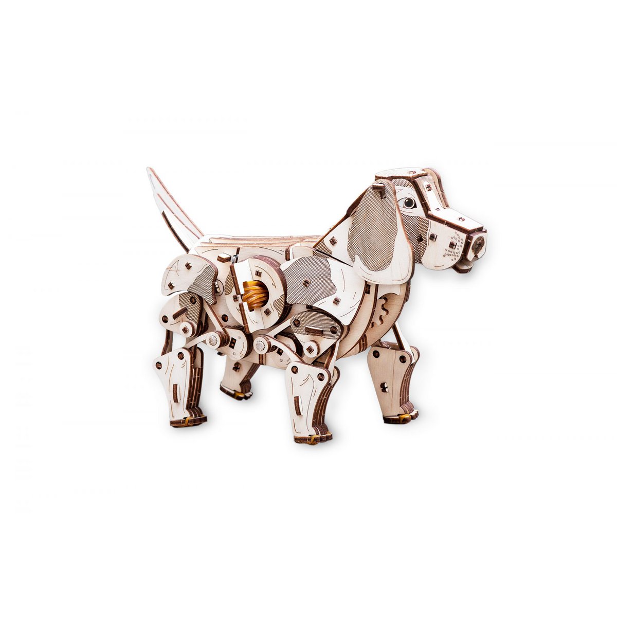 Eco Wood Art 3D Mechanische Puzzel Puppy 730 245x188x30mm