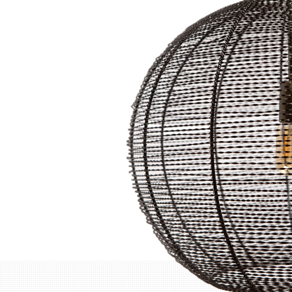 Hanglamp LUCAS antiek brons Ø40x28cm