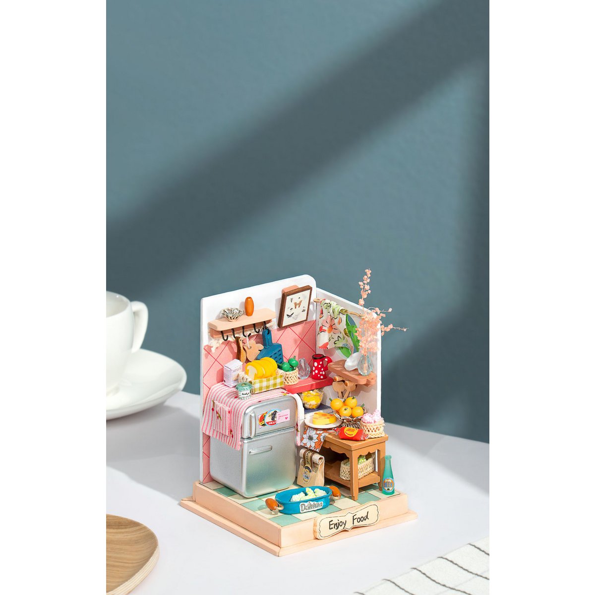 DIY Huisje Taste Life Kitchen, Robotime, DS015, 7x7x9cm
