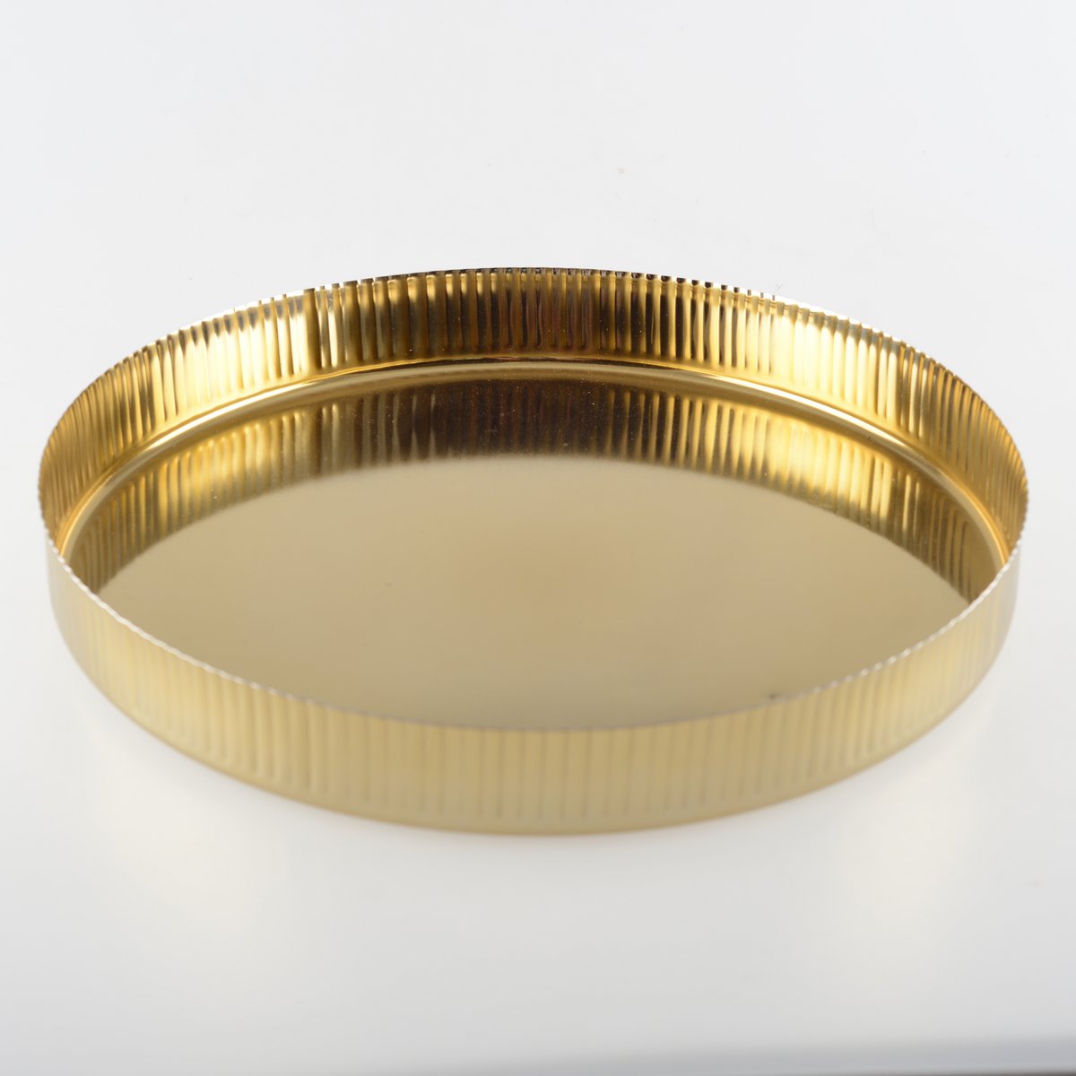 GOUDEN ROND DIENBLAD MET GERIBBEL PATROON