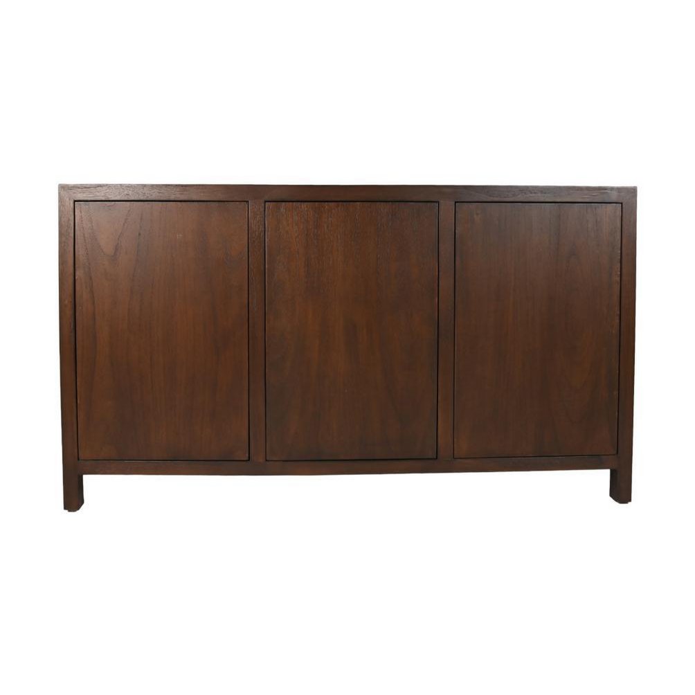 HSM Collection-Dressoir 3 Deur-150x42x85-Bruin-Teak Fineer