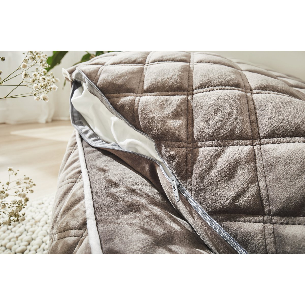 KLASSIEKE Hundebett - OXFORD GRIJS