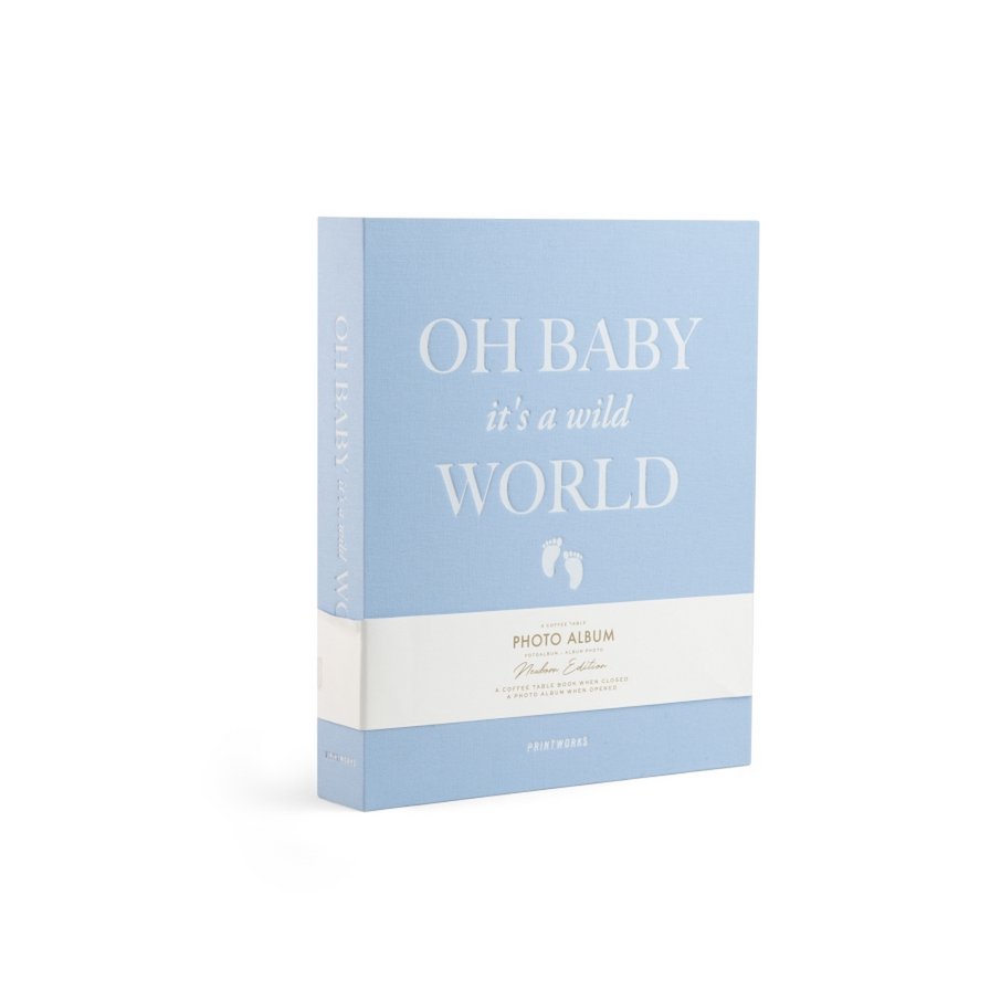 Printworks Photo Album - Baby it's a Wild World - Blue