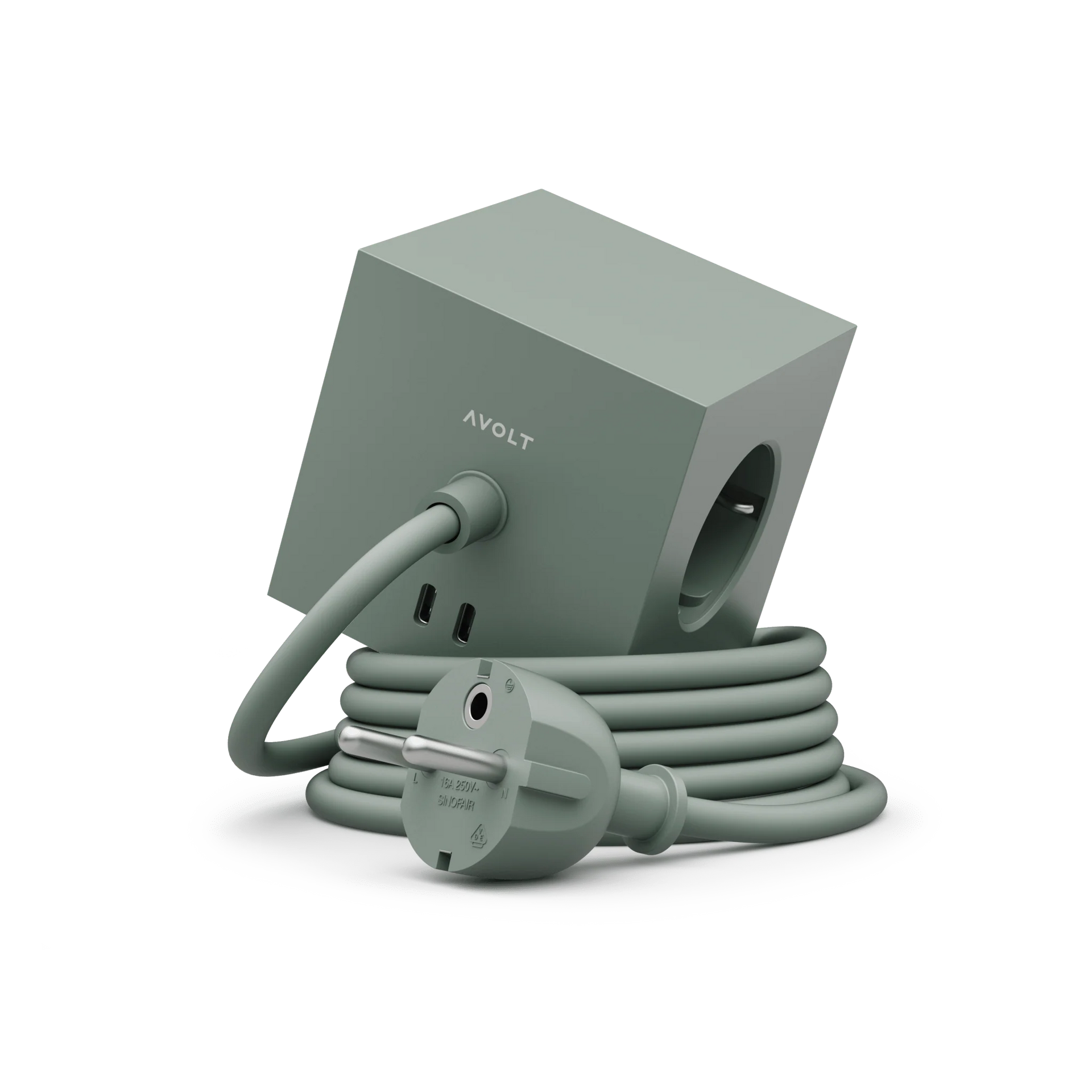 Avolt Square 1 oak green