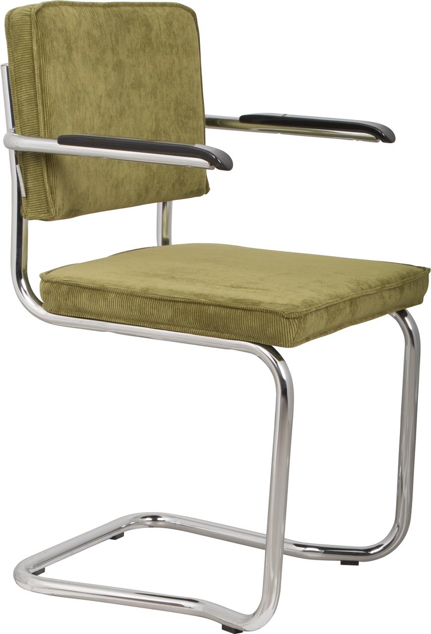 Armchair Ridge Kink Rib Green 25a 2 stuks