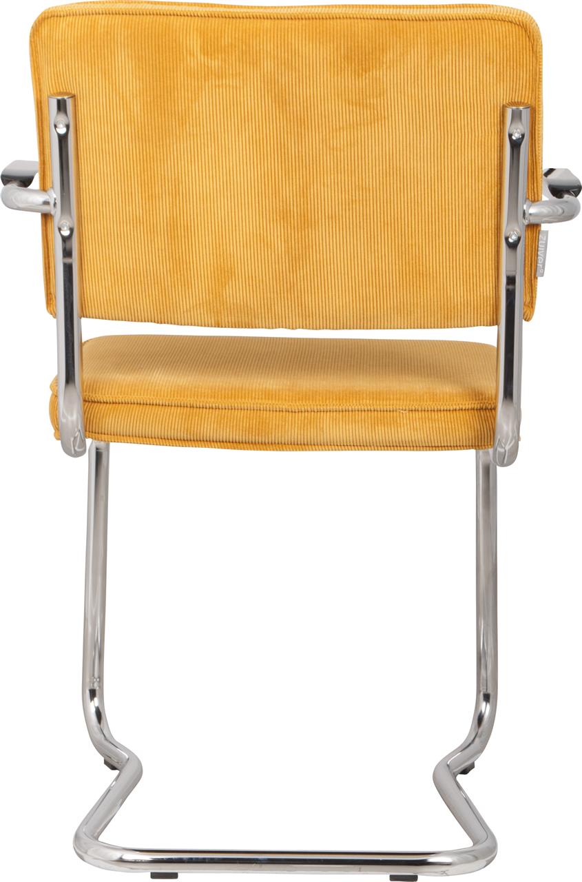 Armchair Ridge Kink Rib Yellow 24a 2 stuks