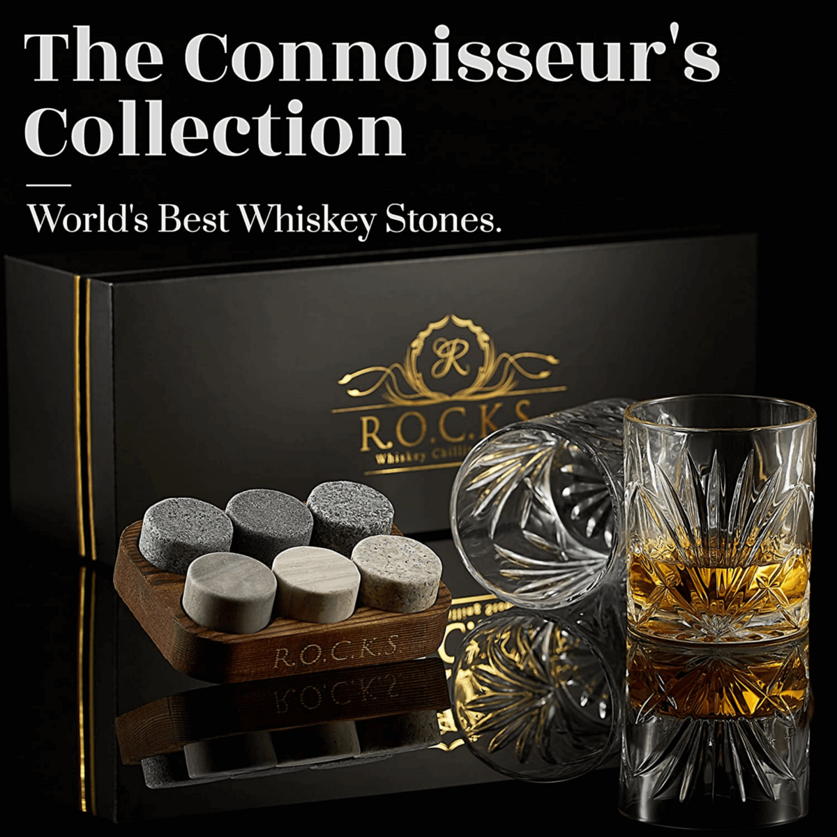 The Connoisseur's Set - Palm Whiskey Glass Edition