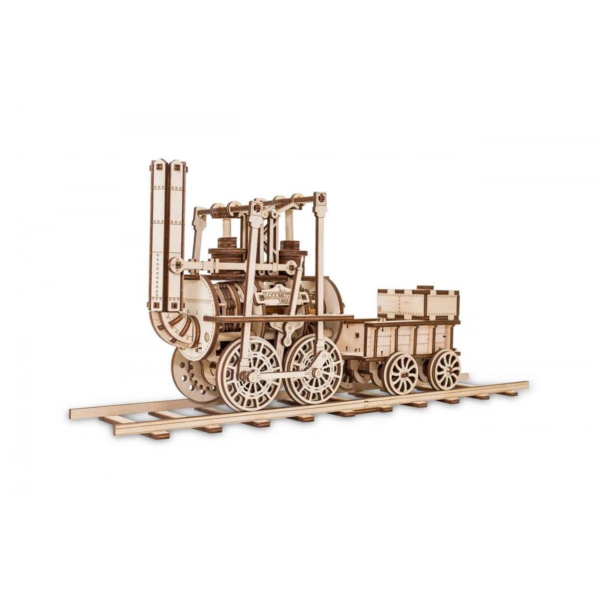Eco Wood Art 3D Mechanische Puzzel Locomotion, 426, 40x10x17,8cm