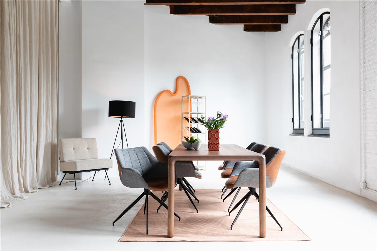 Table Storm 220x90 Walnut Zuiver