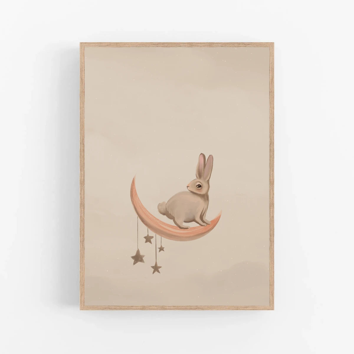 Set van 3 posters - Bosdieren vriendjes beige | Enchanted forest - Bosdieren - Kinderkamer poster - Babykamer poster - Wanddecoratie