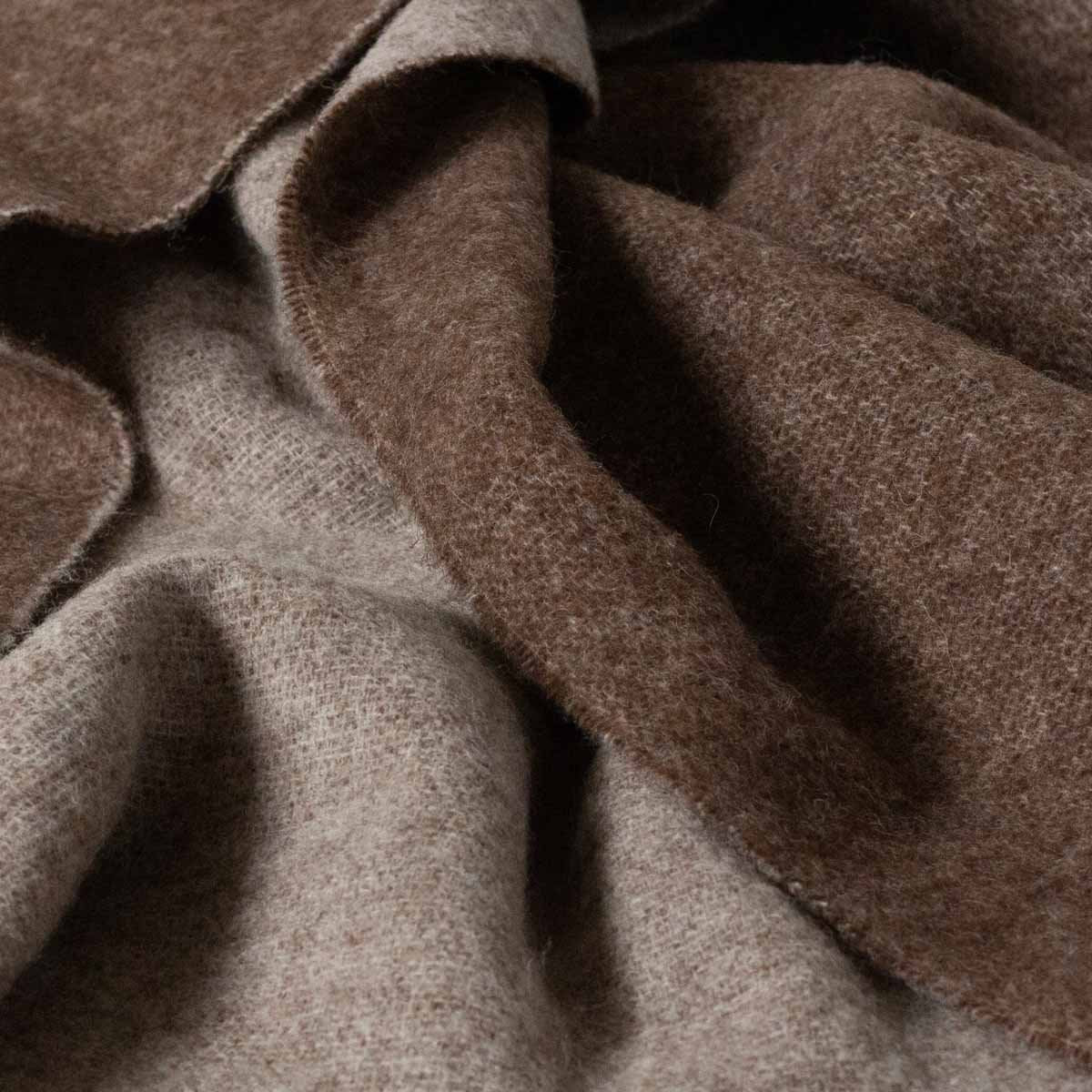 Omkeerbare plaid  CHOCOLADE