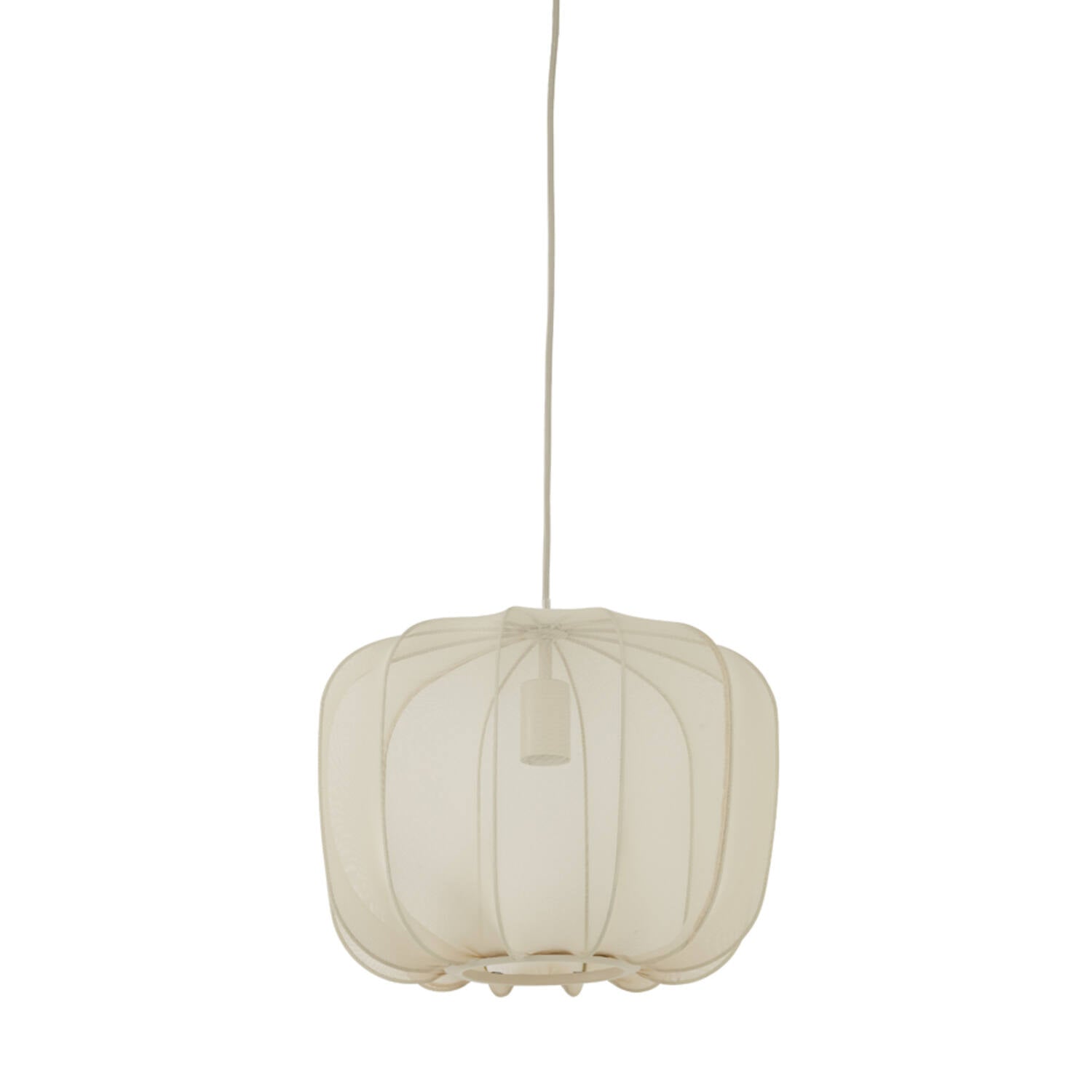 Hanging lamp Ø40x30 cm PLUMERIA sand