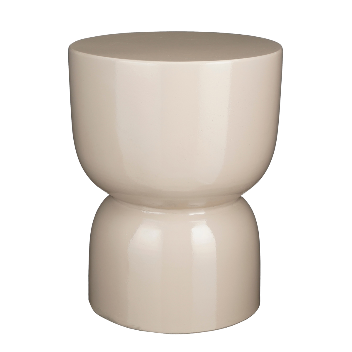 Stage Bijzettafel - H45 x Ø35 cm - Cement - Beige