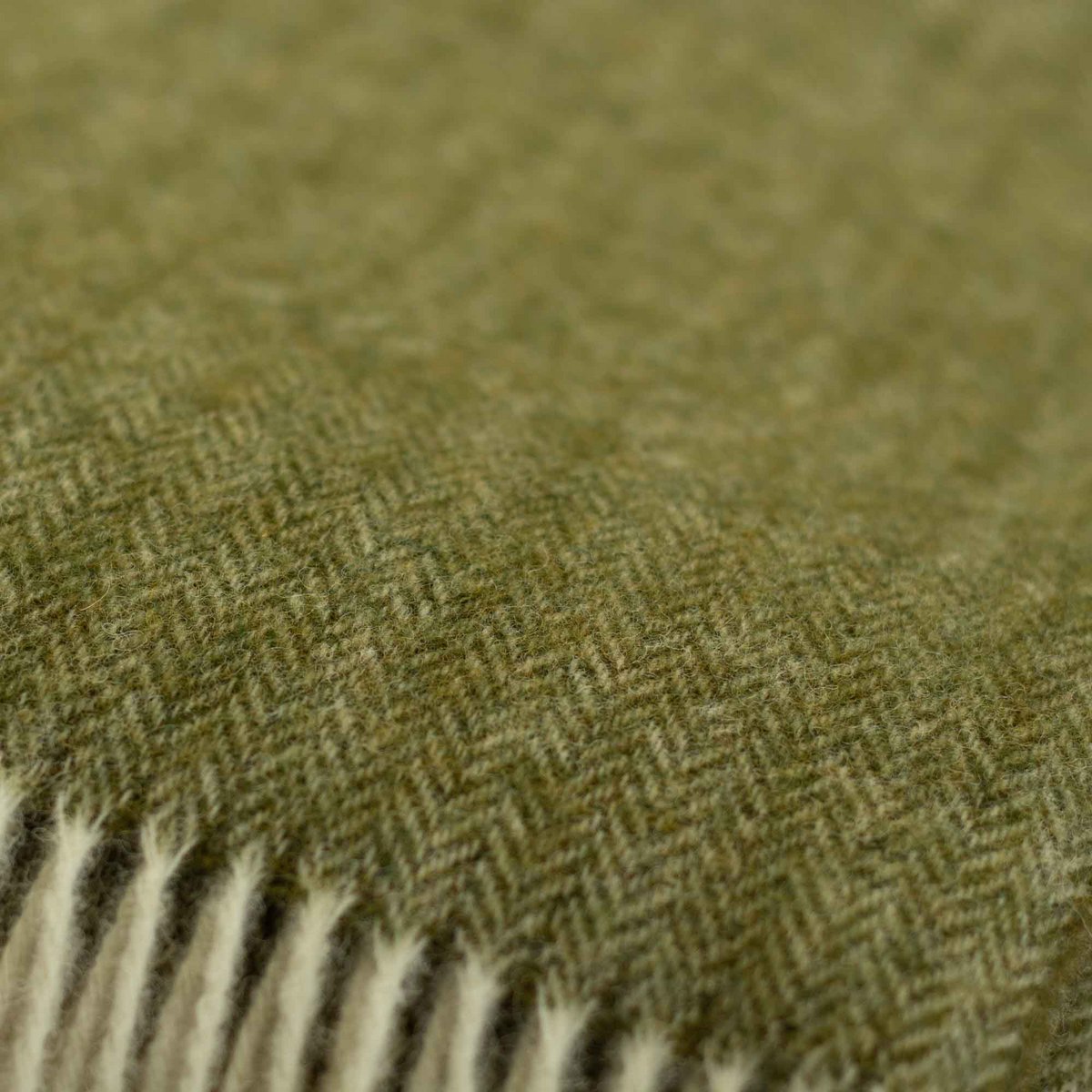 Wollen deken SIENNA groen