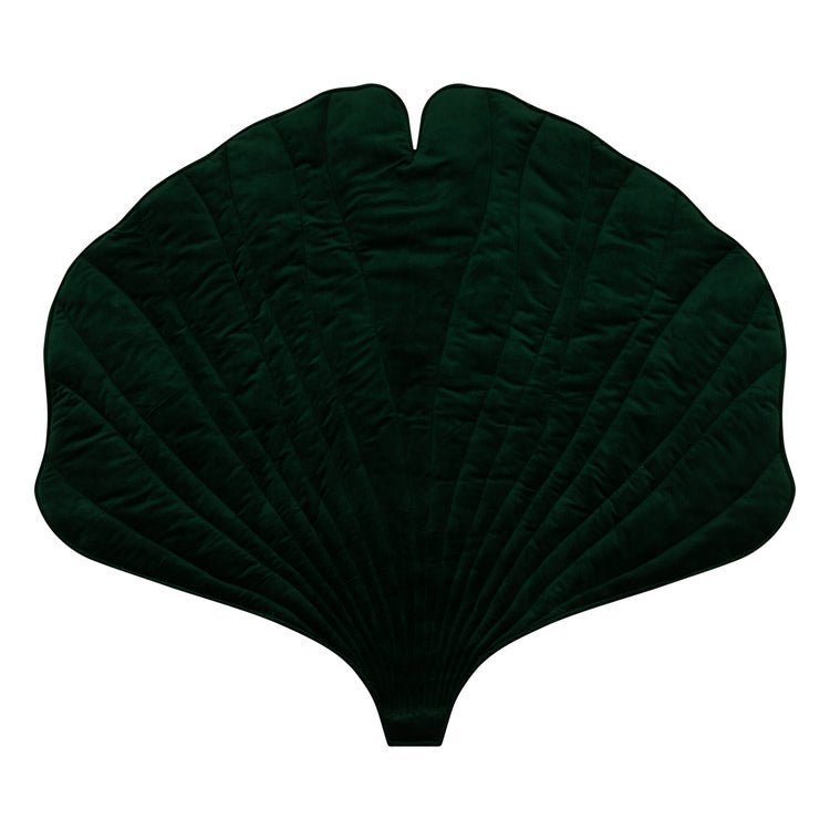 "Groene" fluwelen Ginkgo bladmat