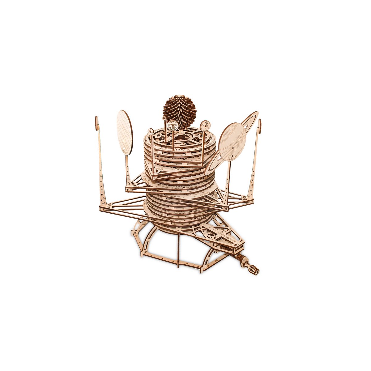 Eco Wood Art 3D Mechanische Puzzel Planetarium, 266, 39x21x39cm