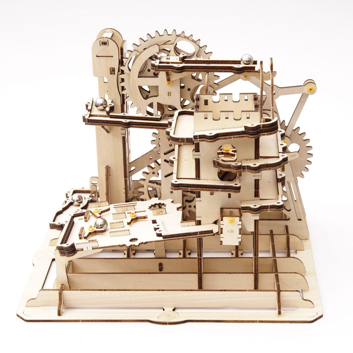 Knikkerbaan Marble Climber, Marble Run, Robotime, LG504 25,5x22,9x20,4cm.